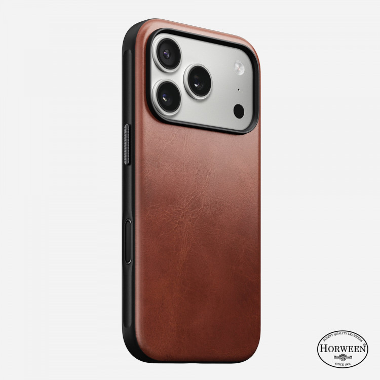 Кожаный чехол Nomad Modern Horween Leather Case для iPhone 17 Pro Limited Edition: Olde Dublin