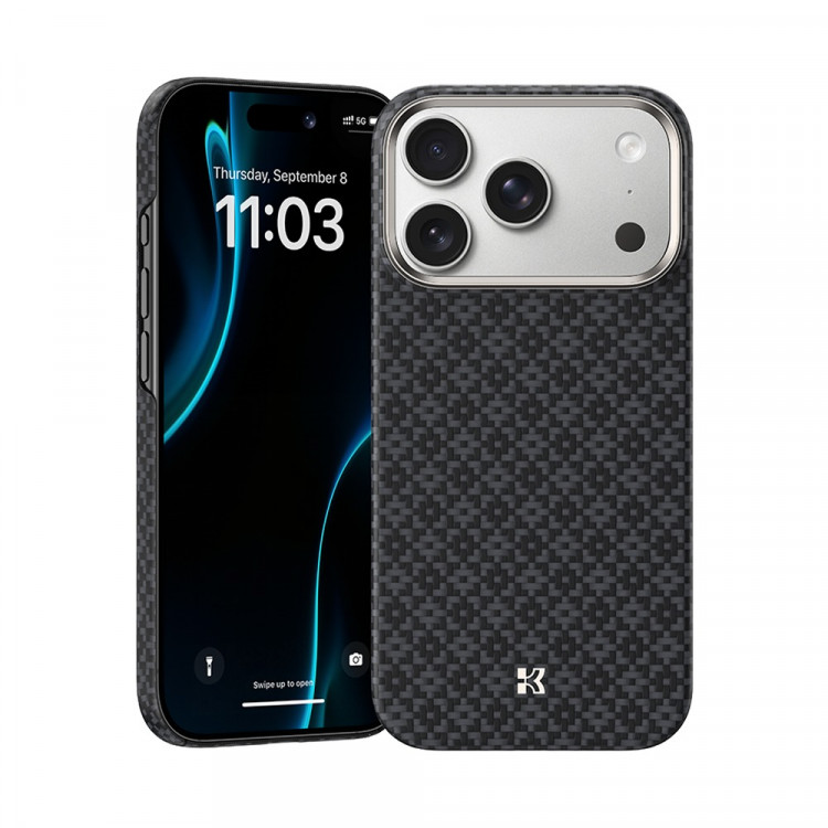 Чехол Benks ArmorAir для iPhone 17 Pro - ArmorGrid Obsidian Black