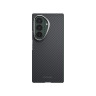 Чехол PITAKA Edge Case для Samsung Galaxy Z Fold 8 Ultra - 600D Black/Grey (Twill) - фото № 4