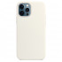 Силиконовый чехол Gurdini Silicone Case для iPhone 12 / 12 Pro белый (White)