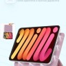Чехол Gurdini Magnet Smart для iPad mini 6th gen (2021) розовый - фото № 3