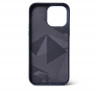 Чехол Decoded Leather Back Cover с MagSafe для iPhone 14 Pro Max синий (Navy) - фото № 4