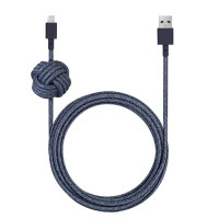 Кабель Native Union Night Cable USB-A to Lightning 3 м синий