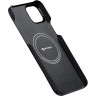 Чехол PITAKA MagEZ Case 4 для iPhone 15 Plus черно-серый 1500D Twill (KI1501M) - фото № 5