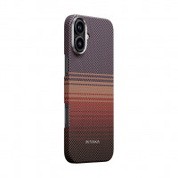 Чехол PITAKA Tactile Woven Case для iPhone 16 Plus - Sunset