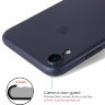 Чехол Memumi ультра тонкий 0.3 мм для iPhone Xr синий - фото № 3