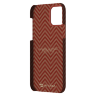 Чехол PITAKA MagEZ Case для iPhone 12 Pro красный карбон ёлочка Herringbone (KI1207P) - фото № 4