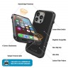 Чехол Catalyst Vibe Case для iPhone 13 Pro Max черный (Stealth Black) - фото № 5