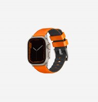 Силиконовый ремешок Uniq Linus для Apple Watch 42/44/45/49 мм оранжевый