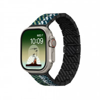 Браслет PITAKA Carbon Fiber Watch Band для Apple Watch 38/40/41/42/44/45/49 мм Wind