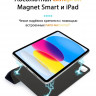 Чехол Gurdini Magnet Smart для iPad 10.9" (2022) темно-синий - фото № 4