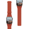 Силиконовый ремешок UAG Pathfinder Strap для Apple Watch 49/46/45/44 мм оливковый/оранжевый (Olive/Rust) - фото № 2
