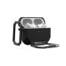 Чехол UAG Monarch with Built-in Phone Stand для AirPods Pro 3 черный/серебро (Black/Silver)