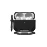Чехол UAG Monarch with Built-in Phone Stand для AirPods Pro 3 черный/серебро (Black/Silver) - фото № 2