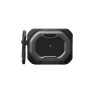 Чехол UAG Monarch with Built-in Phone Stand для AirPods Pro 3 черный/серебро (Black/Silver) - фото № 4