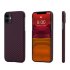 Чехол PITAKA MagEZ Case для iPhone 11 бордовый карбон Twill (KI1103R)