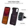 Чехол PITAKA MagEZ Case для iPhone 11 бордовый карбон Twill (KI1103R) - фото № 3