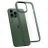 Чехол SPIGEN Ultra Hybrid для iPhone 13 Pro Max зеленый (Midnight Green) - фото № 2