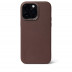 Чехол Decoded Leather Back Cover с MagSafe для iPhone 14 Pro коричневый (Brown)
