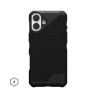 Чехол UAG Metropolis LT с MagSafe для iPhone 16 Plus черный (Kevlar Black)