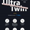 Силиконовый чехол Gurdini Ultra Twin 1 мм для iPhone 13 прозрачный - фото № 3