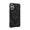 Чехол UAG Monarch Pro Kevlar с MagSafe для iPhone 16 Plus черный кевлар (Kevlar Black) - фото № 4