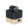 Док-станция Satechi Smart Charging Stand для Apple Watch 1 / 2 / 3, Fitbit Blaze и смартфонов золотая - фото № 3