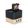 Док-станция Satechi Smart Charging Stand для Apple Watch 1 / 2 / 3, Fitbit Blaze и смартфонов золотая - фото № 6