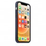 Силиконовый чехол S-Case Silicone Case для iPhone 12 Pro Max темно-синий (Deep Navy) - фото № 2