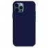 Силиконовый чехол S-Case Silicone Case для iPhone 12 Pro Max темно-синий (Deep Navy)