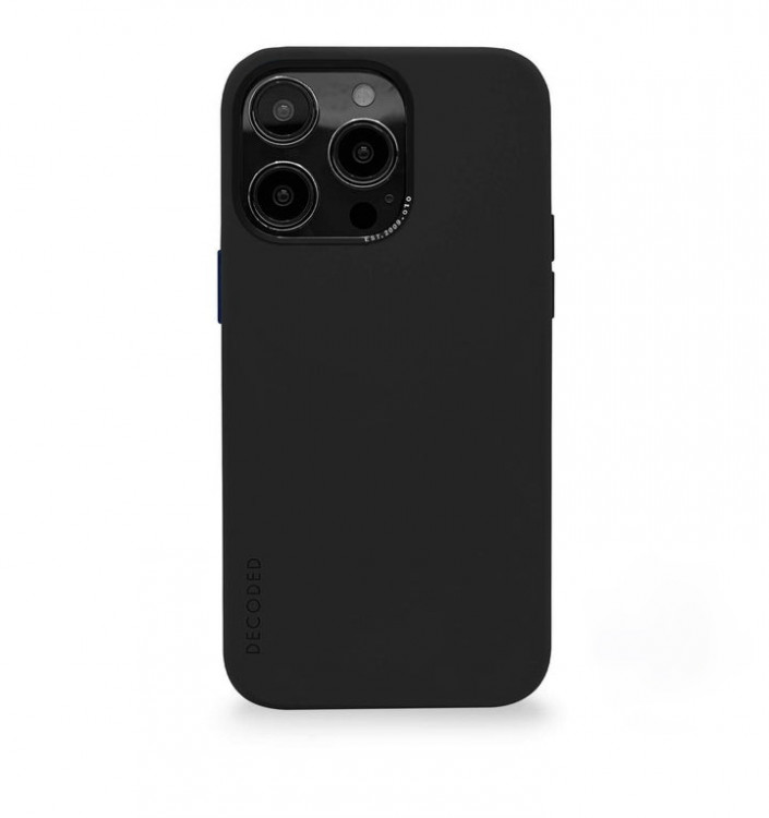 Чехол Decoded AntiMicrobial Silicone с MagSafe для iPhone 14 Pro Max черный (Charcoal)