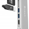 USB-хаб ADAM elements CASA Hub A01 6-in-1 серебро (AAPADHUBA01SL) - фото № 5