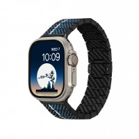 Браслет PITAKA Carbon Fiber Watch Band для Apple Watch 38/40/41/42/44/45/49 мм Moon