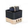 Док-станция Satechi Smart Charging Stand для Apple Watch 1 / 2 / 3, Fitbit Blaze и смартфонов серебристая - фото № 9