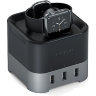 Док-станция Satechi Smart Charging Stand для Apple Watch 1 / 2 / 3, Fitbit Blaze и смартфонов серебристая - фото № 10