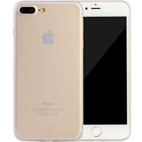 Чехол Memumi ультра тонкий 0.3 мм для iPhone 7 Plus / 8 Plus белый полупрозрачный