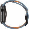 Силиконовый ремешок UAG Civilian Strap для Apple Watch 42/44 мм синий (Slate)/оранжевый - фото № 3