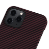 Чехол PITAKA MagEZ Case для iPhone 12 Pro Max бордовый карбон - Twill (KI1203PM) - фото № 3
