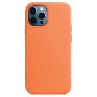 Силиконовый чехол Gurdini Silicone Case для iPhone 12 Pro Max оранжевый (Kumquat)