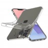 Силиконовый чехол Gurdini плотный силикон с гранями HQ для iPhone 13 Pro Max прозрачный - фото № 7