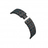 Браслет PITAKA Carbon Fiber Watch Band для Apple Watch 38/40/41/42/44/45/49 мм Stairs + Кубик Рубика - фото № 4
