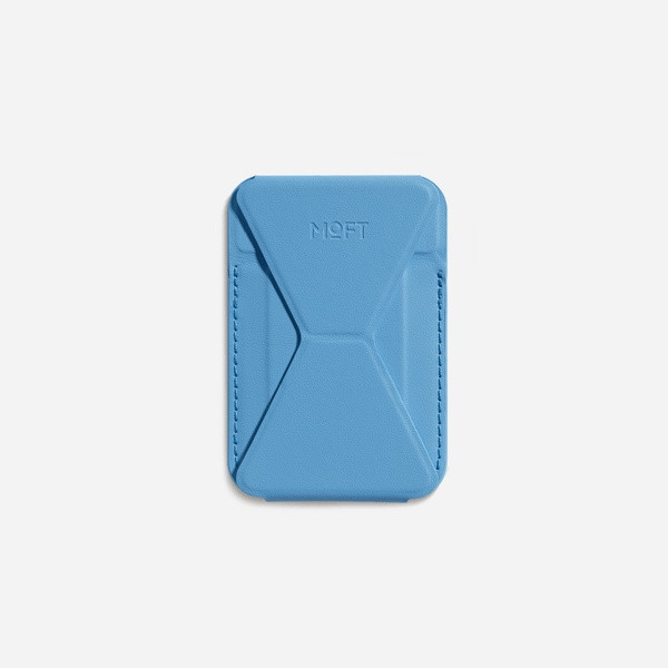 Магнитная подставка-кошелек MOFT Snap-on Phone Stand & Wallet MOVAS голубой