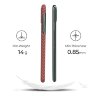 Чехол PITAKA MagEZ Case для iPhone 11 Pro красный карбон ёлочка Herringbone (KI1107) - фото № 2