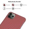 Чехол PITAKA MagEZ Case для iPhone 11 Pro красный карбон ёлочка Herringbone (KI1107) - фото № 9