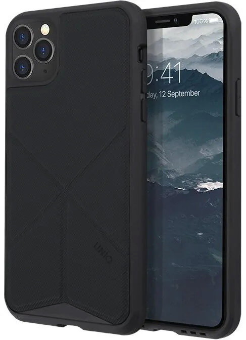 Чехол Uniq Transforma для iPhone 11 Pro Max чёрный (Black)