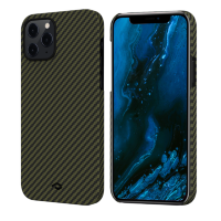 Чехол PITAKA MagEZ Case для iPhone 12 Pro Max зелёный карбон - Twill (Kl1205PM)