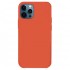 Силиконовый чехол S-Case Silicone Case для iPhone 12 Pro Max розовый (Pink Citrus)