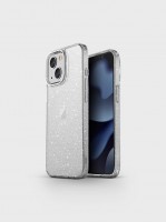 Чехол Uniq Hybrid LifePro Xtreme для iPhone 13 прозрачный с блестками (Tinsel)