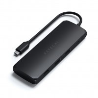 USB-хаб Satechi USB-C Hybrid Multiport Adapter черный (ST-UCHSEK)