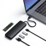 USB-хаб Satechi USB-C Hybrid Multiport Adapter черный (ST-UCHSEK) - фото № 4